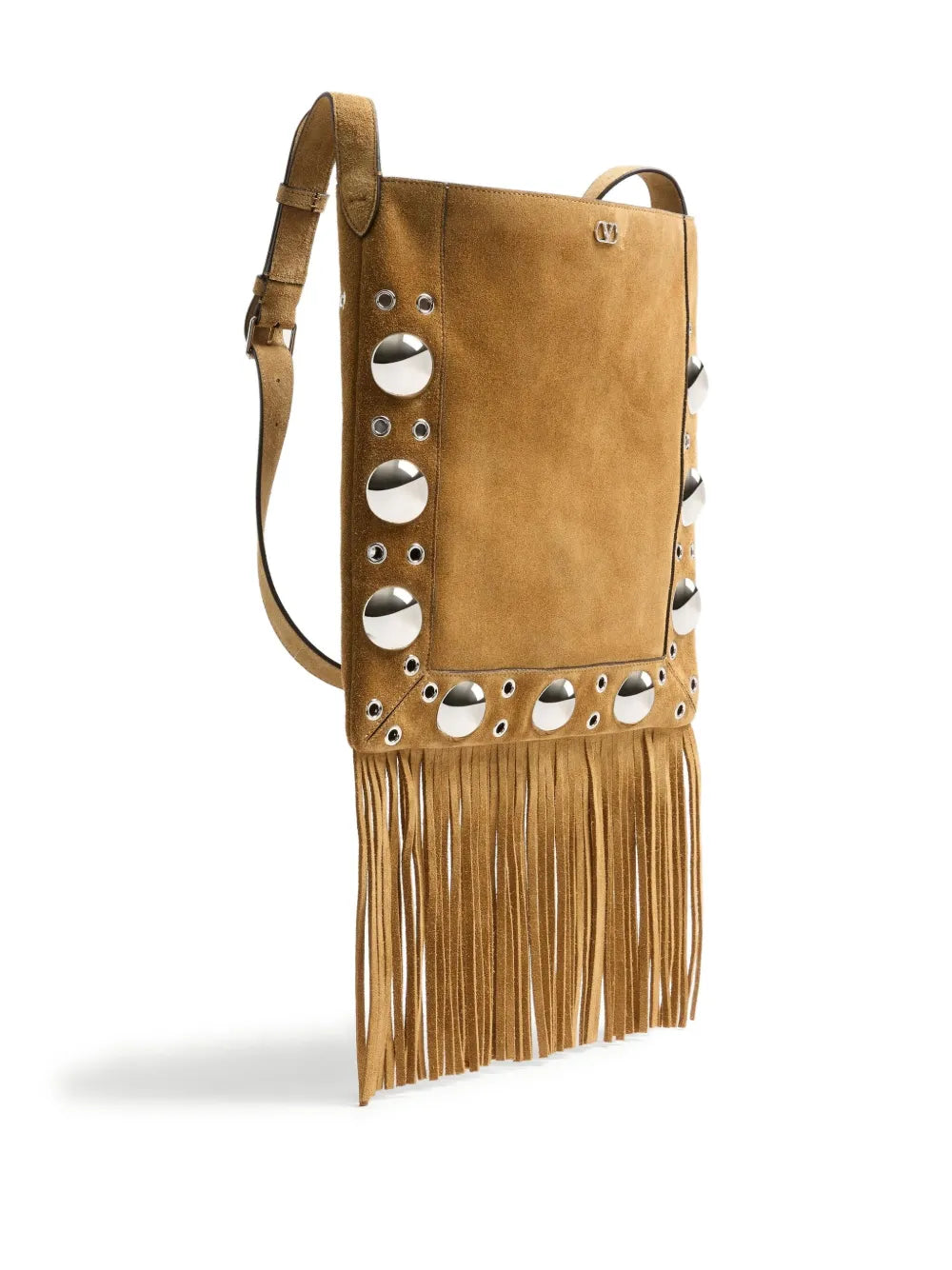 Studs Fringed Cross Body Bag