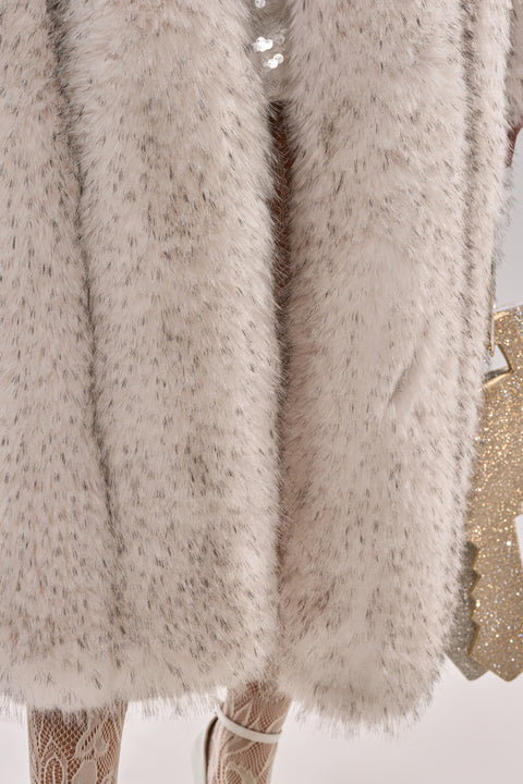 HEAVY ON THE APRES FAUX FUR COAT