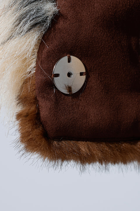 Portia Cropped Faux Fur Jacket