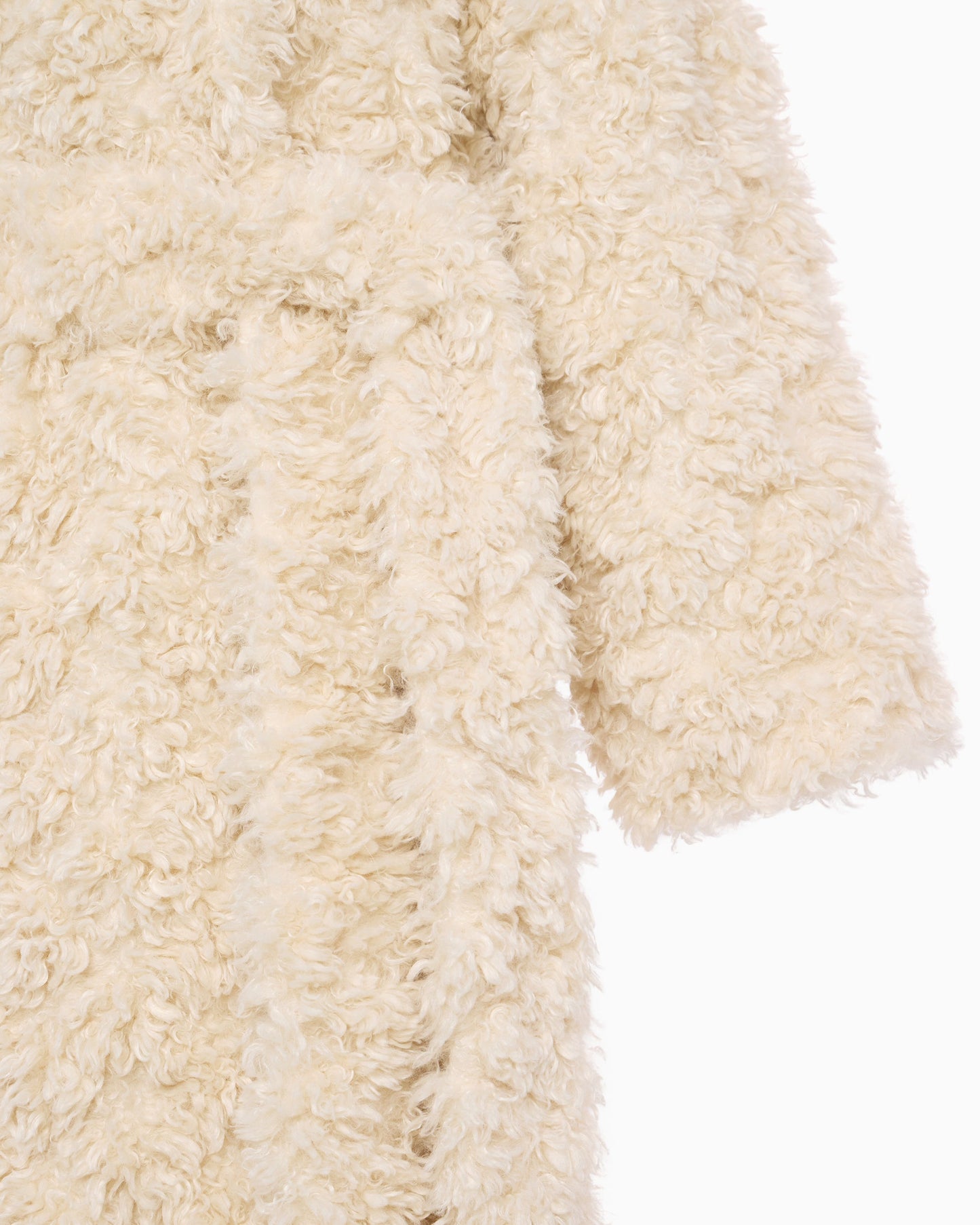 Shaggy Faux Fur Oversized Coat