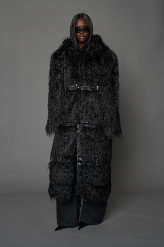 Detachable Faux Fur Coat