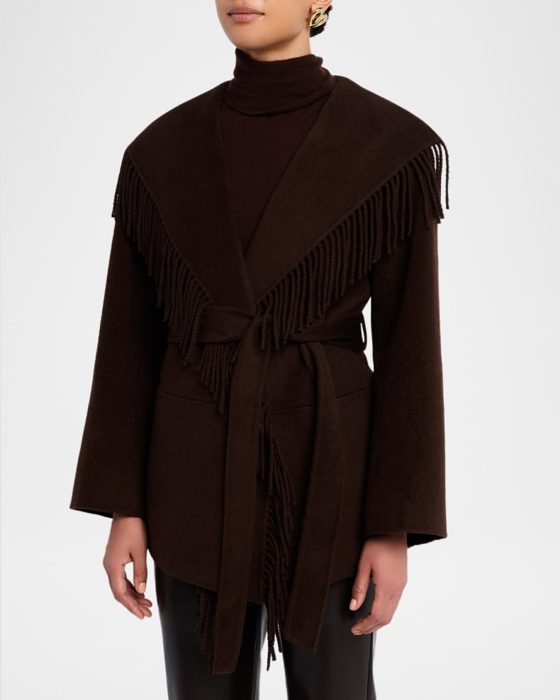 Rowen Fringe Wool Jacket