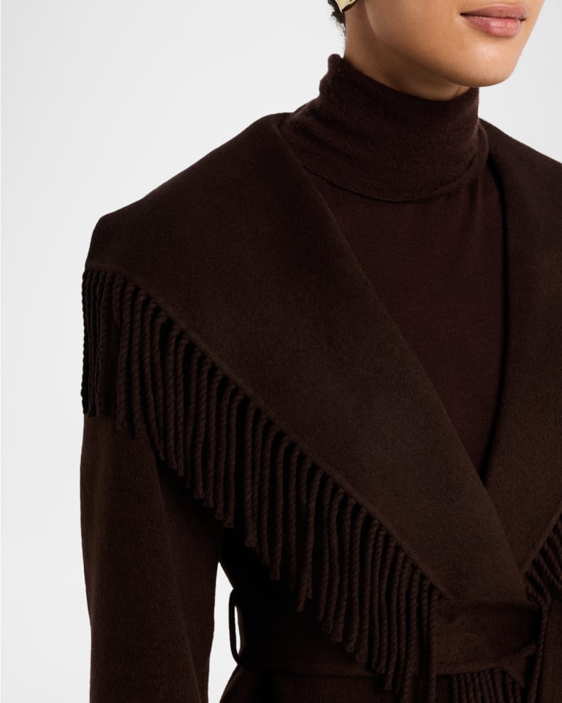 Rowen Fringe Wool Jacket