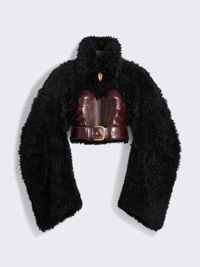 SHORT BOMBER BUSTIER